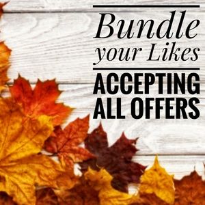 🍂Bundle your Likes Accepting all Offers🍁